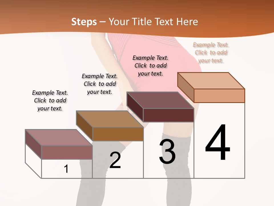Graceful Hairstyle Hand PowerPoint Template