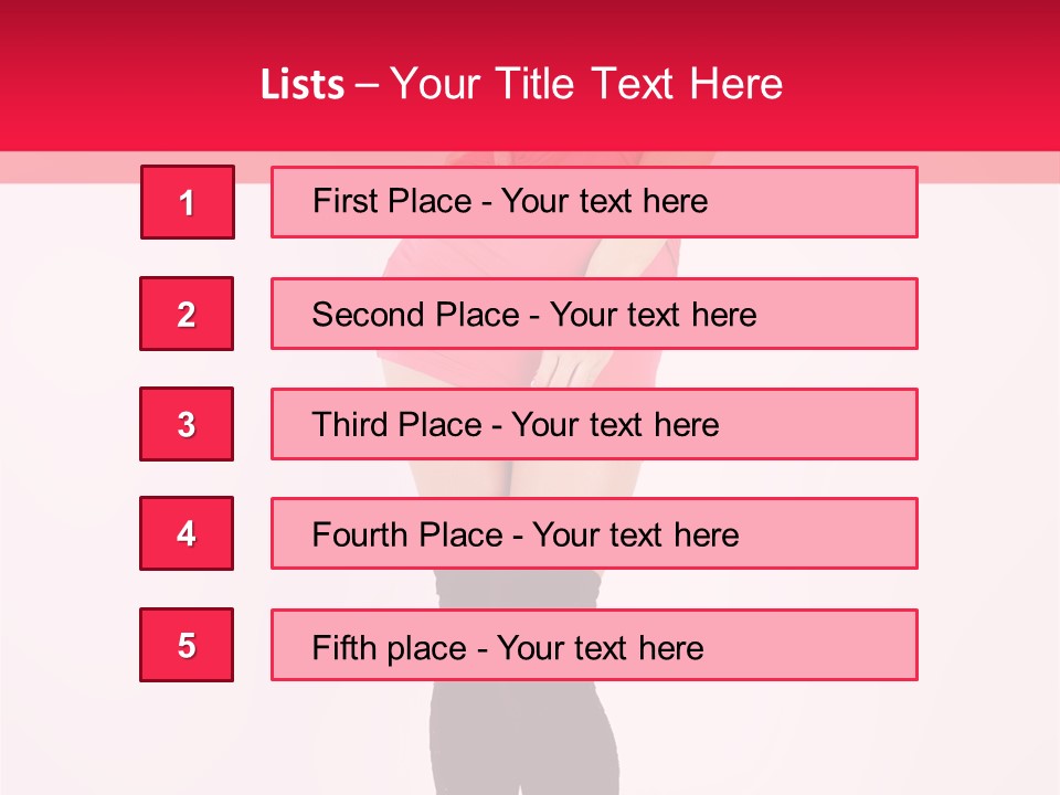 Female Sensuality Elegant PowerPoint Template