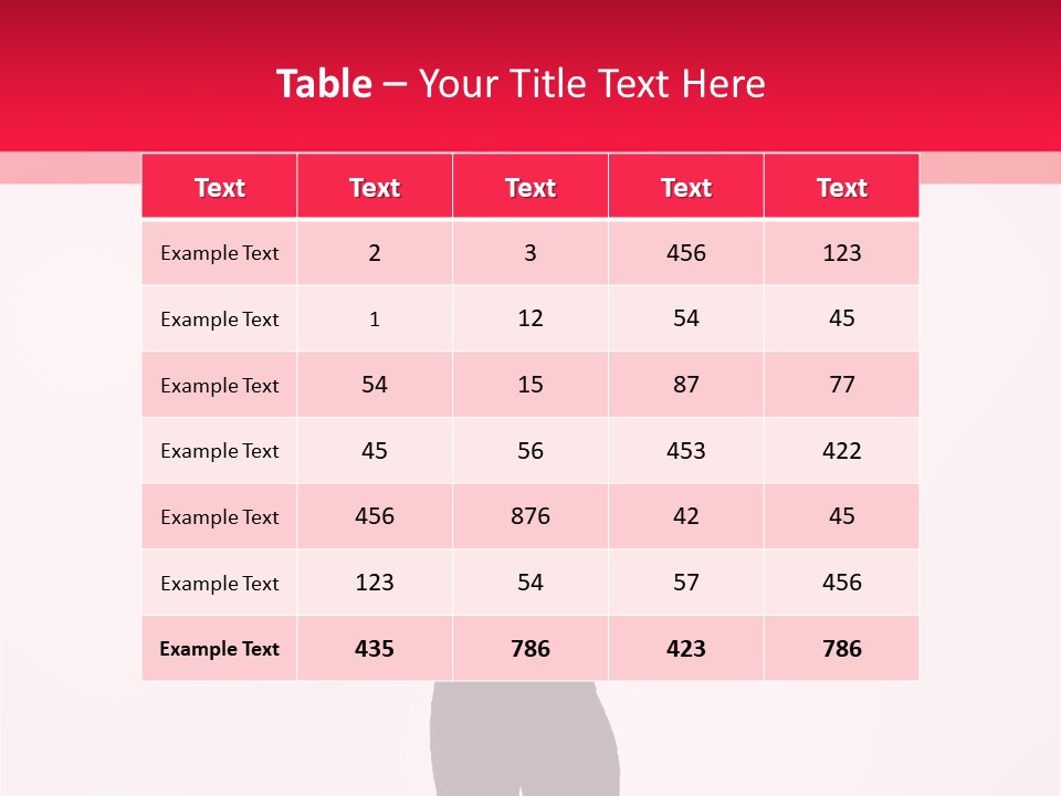 Female Sensuality Elegant PowerPoint Template