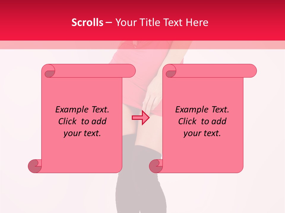Female Sensuality Elegant PowerPoint Template