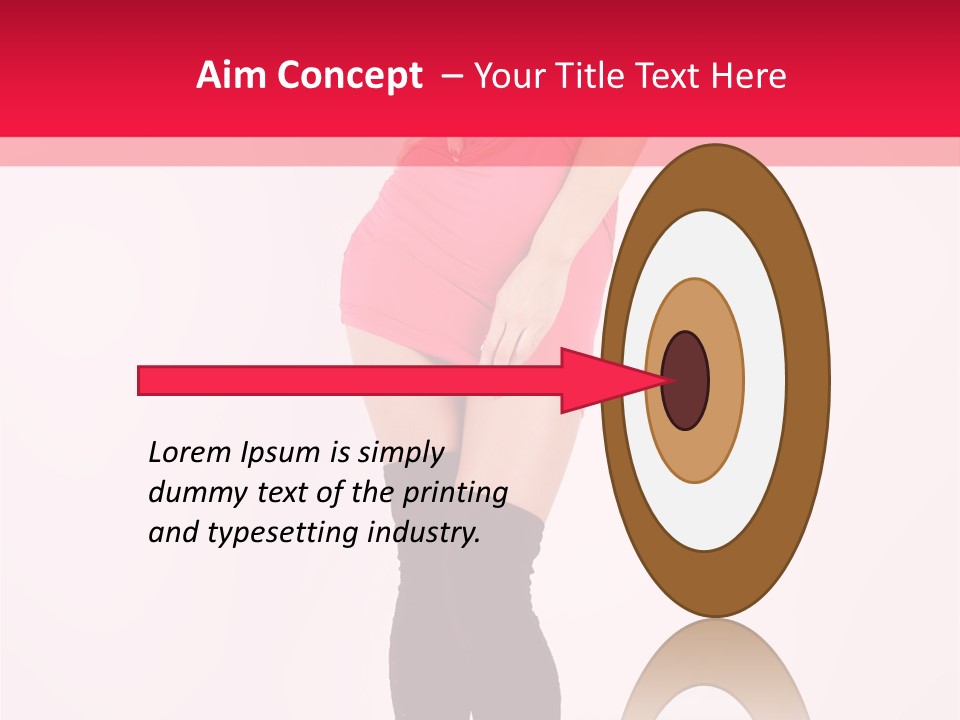 Female Sensuality Elegant PowerPoint Template