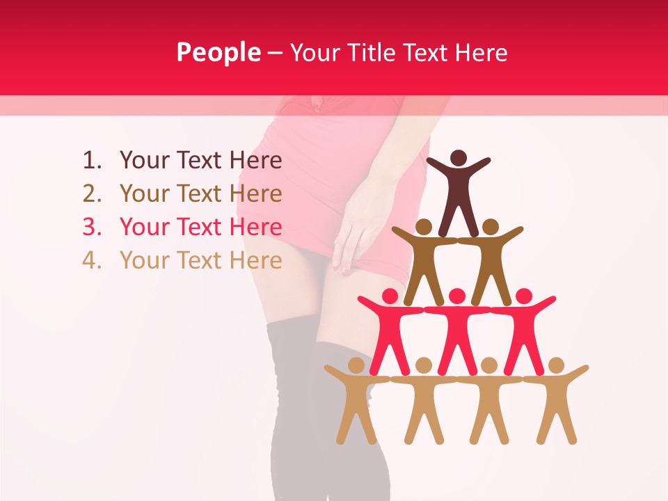 Female Sensuality Elegant PowerPoint Template