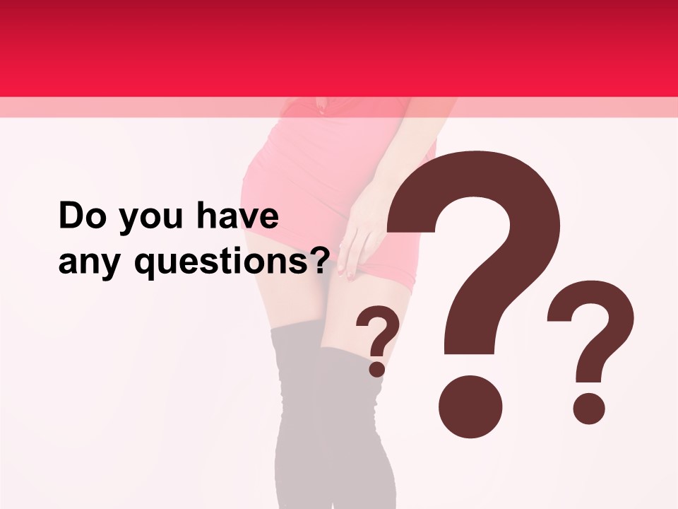 Female Sensuality Elegant PowerPoint Template