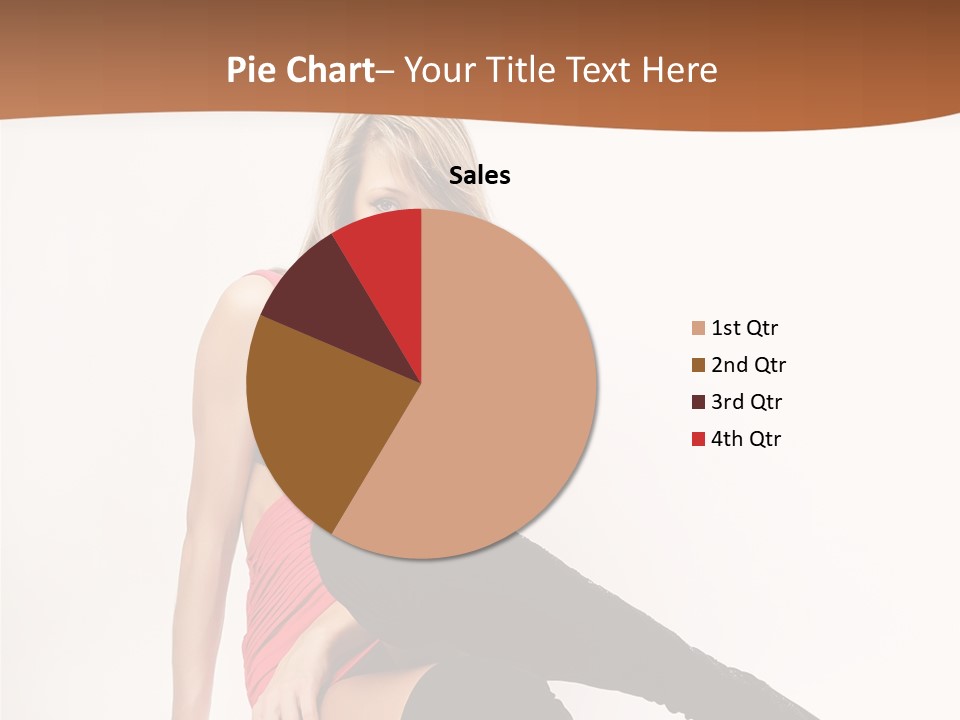 Lady One Hand PowerPoint Template