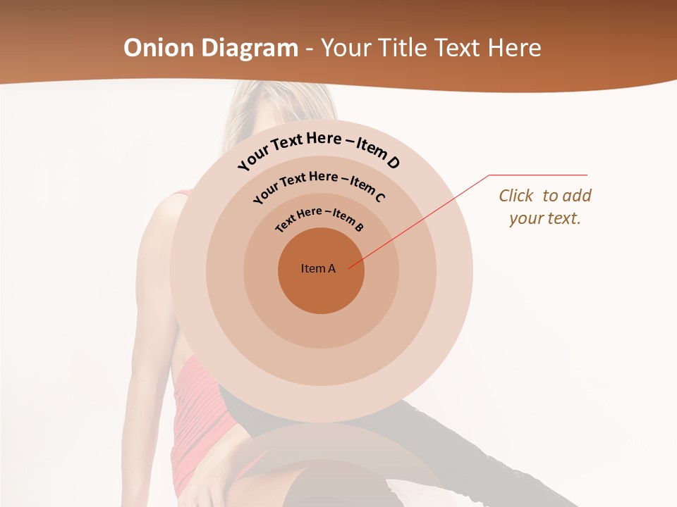 Lady One Hand PowerPoint Template