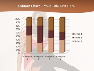 Lady One Hand PowerPoint Template