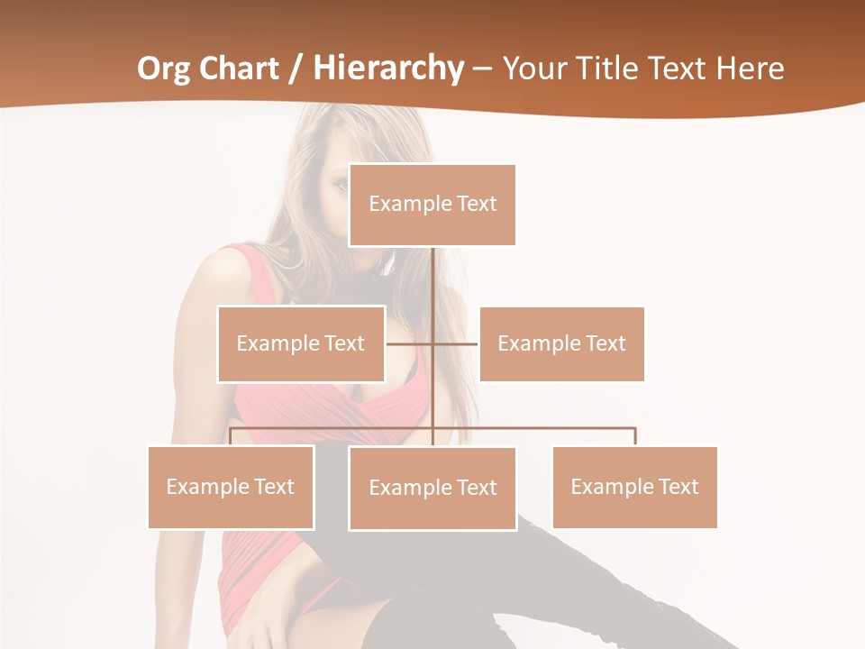 Lady One Hand PowerPoint Template