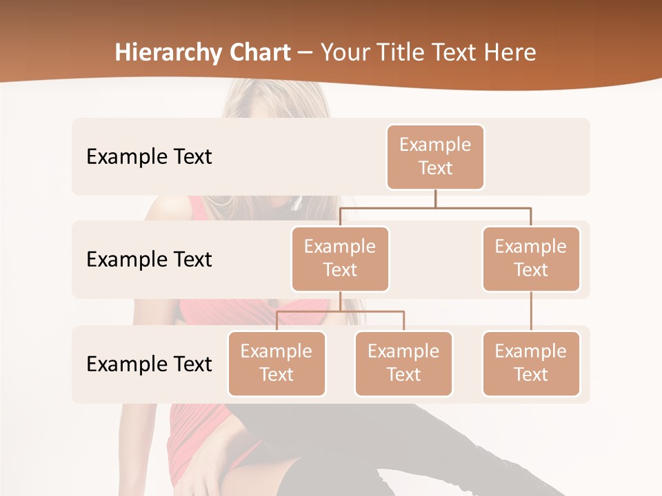 Lady One Hand PowerPoint Template