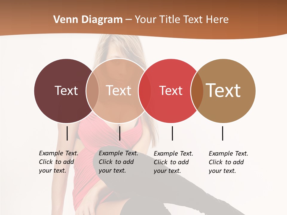 Lady One Hand PowerPoint Template