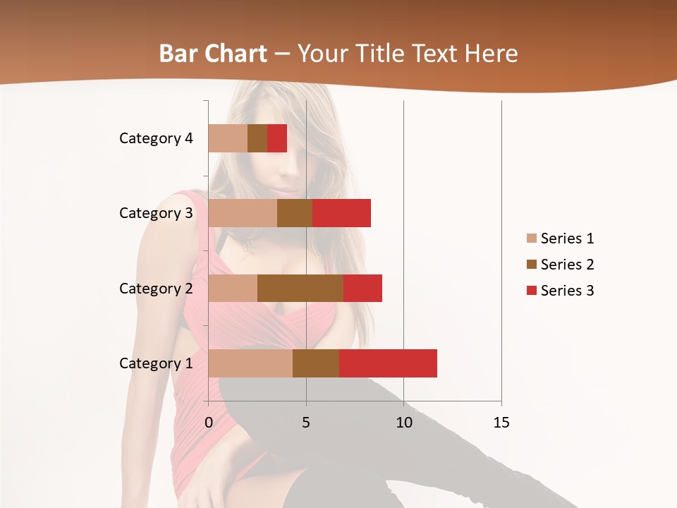 Lady One Hand PowerPoint Template