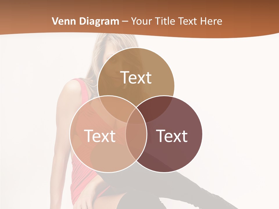 Lady One Hand PowerPoint Template