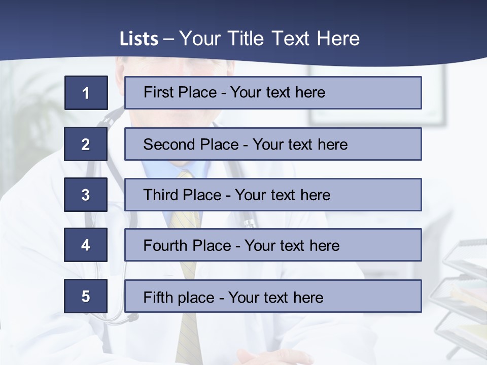 Nurse Worker Uniform PowerPoint Template