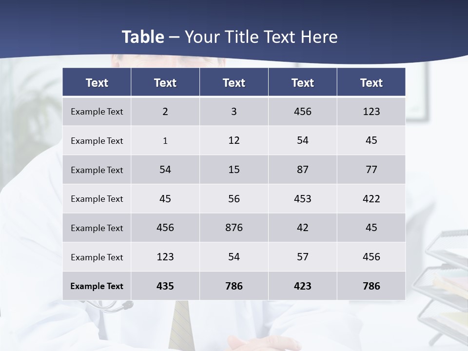 Nurse Worker Uniform PowerPoint Template