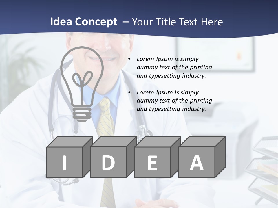 Nurse Worker Uniform PowerPoint Template