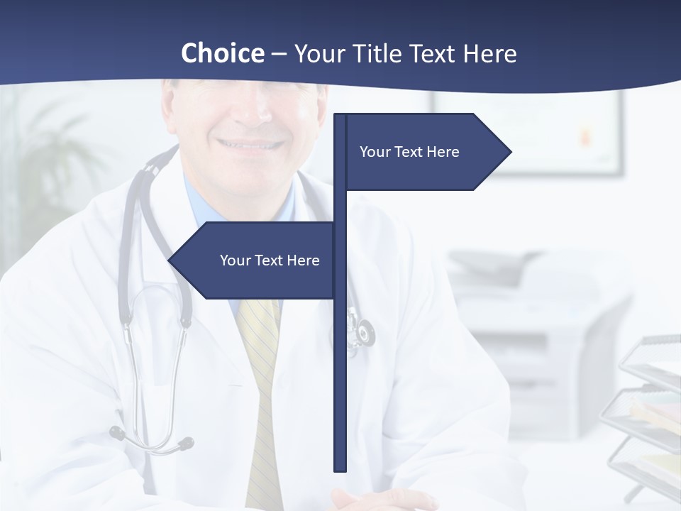 Nurse Worker Uniform PowerPoint Template