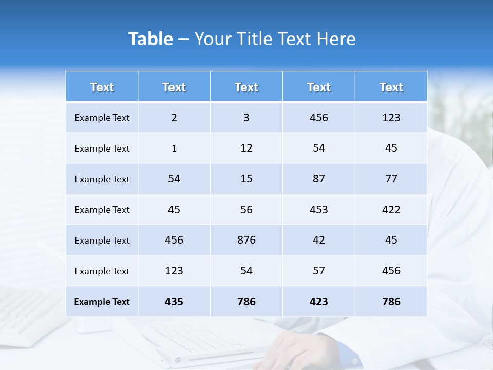Profession Occupation Business PowerPoint Template