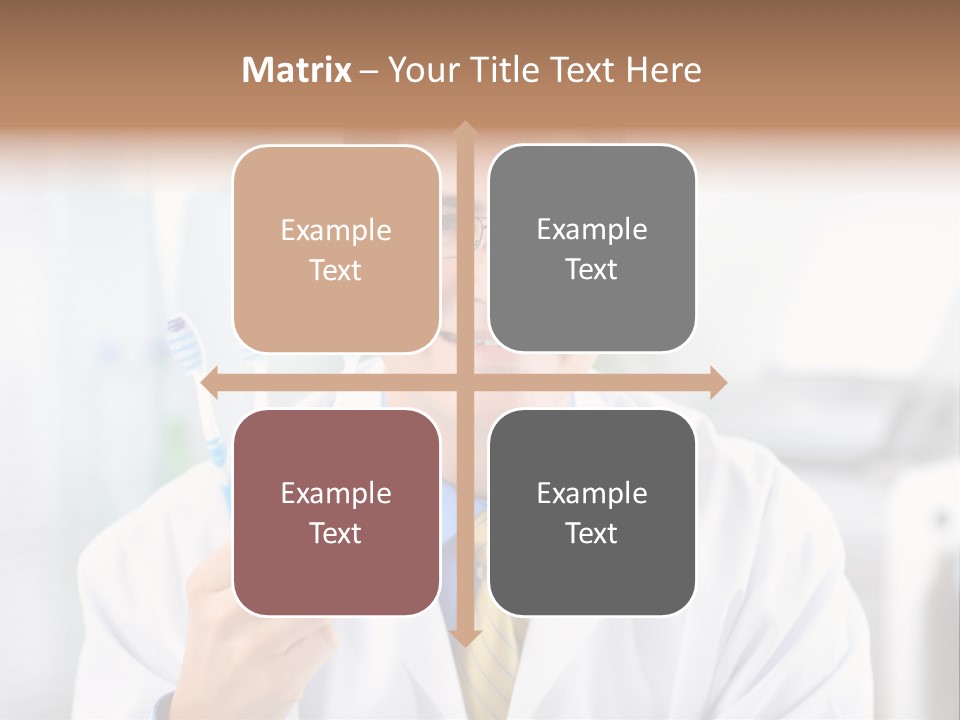 Health Brush Occupation PowerPoint Template