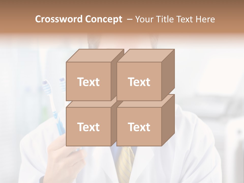 Health Brush Occupation PowerPoint Template