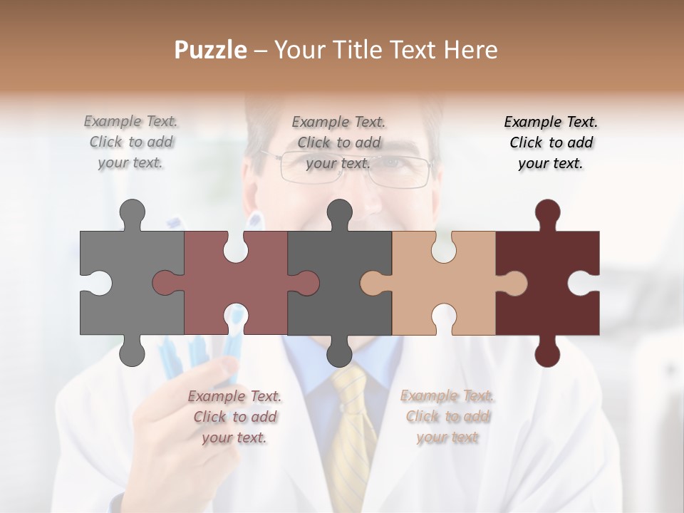 Health Brush Occupation PowerPoint Template