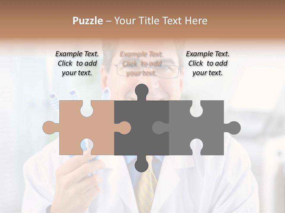 Health Brush Occupation PowerPoint Template