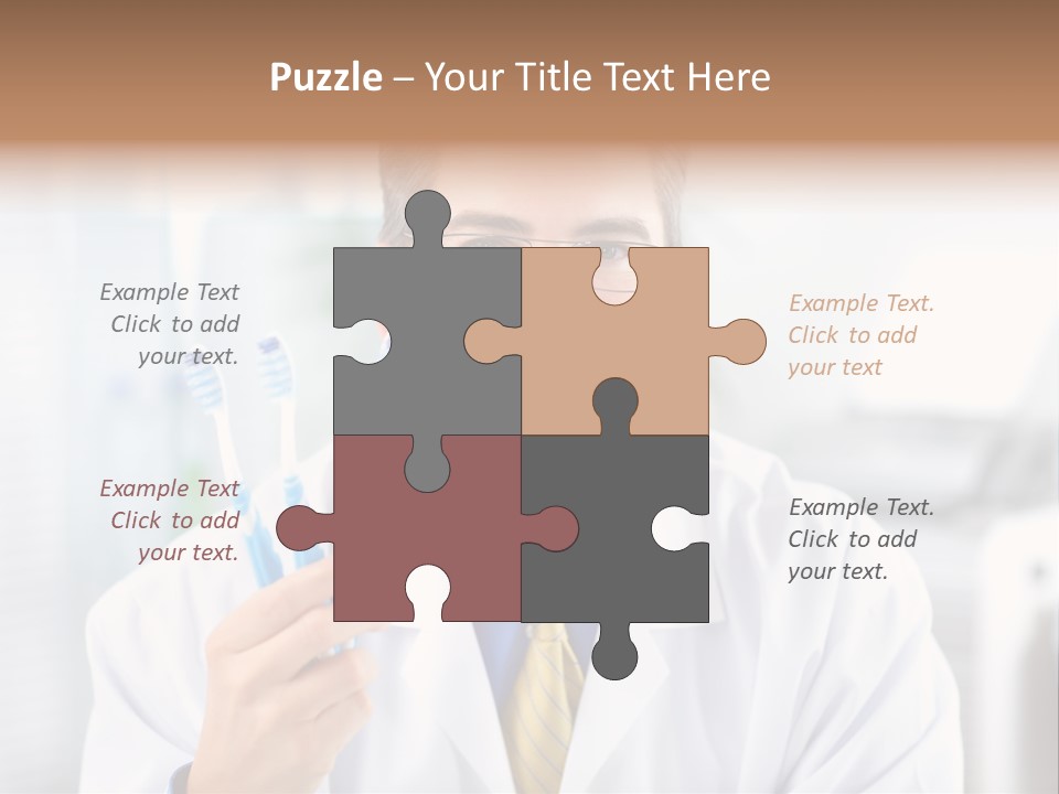 Health Brush Occupation PowerPoint Template