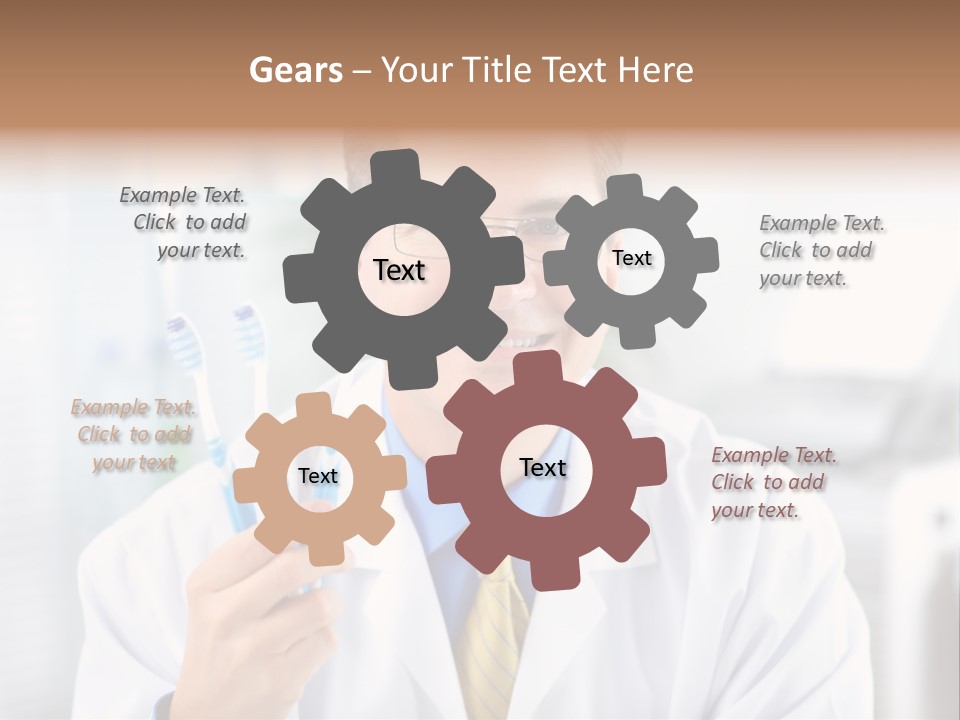 Health Brush Occupation PowerPoint Template