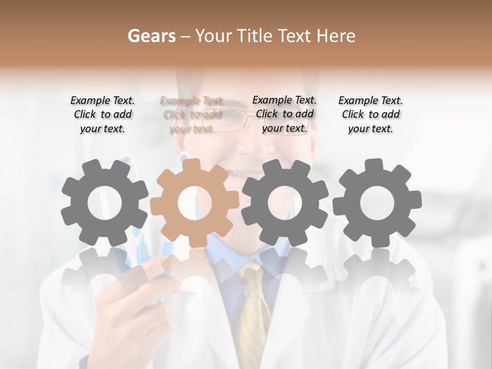 Health Brush Occupation PowerPoint Template