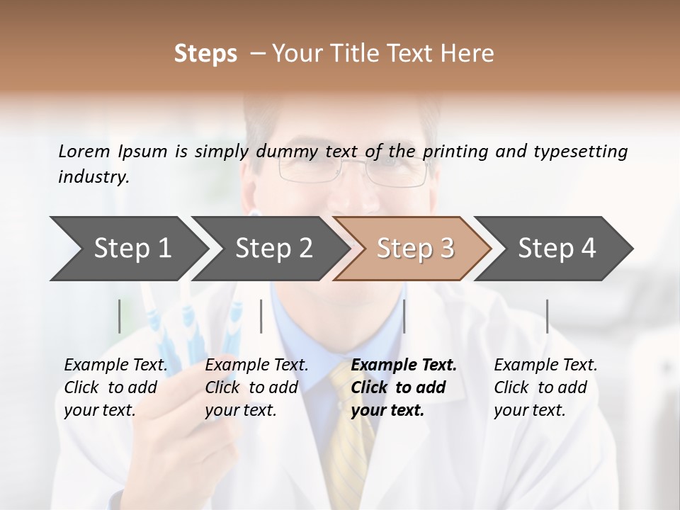Health Brush Occupation PowerPoint Template