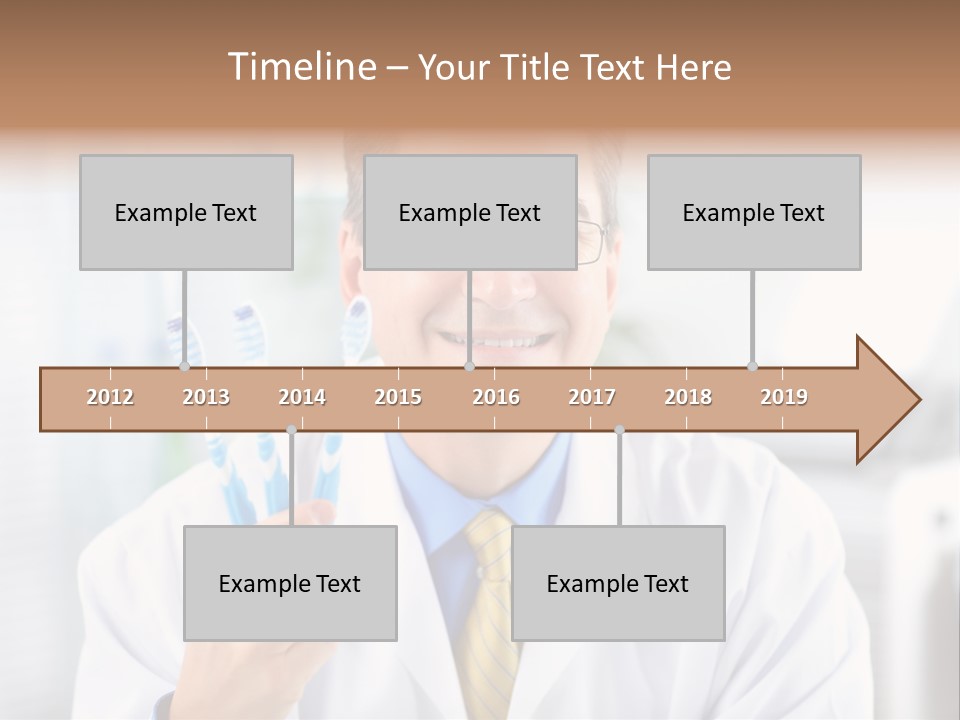 Health Brush Occupation PowerPoint Template