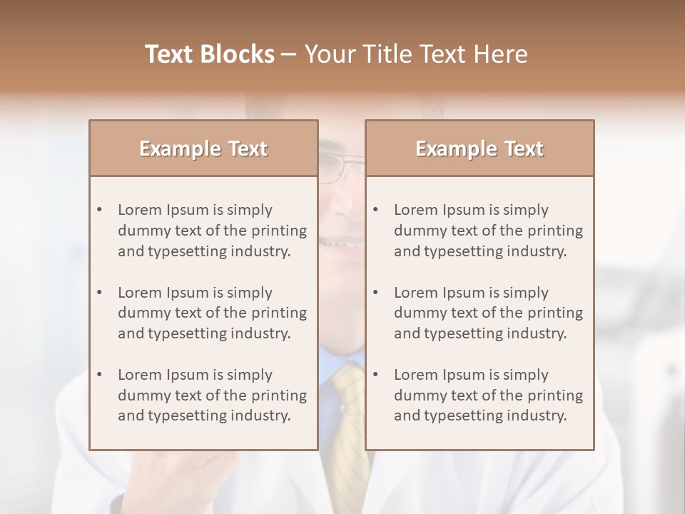 Health Brush Occupation PowerPoint Template