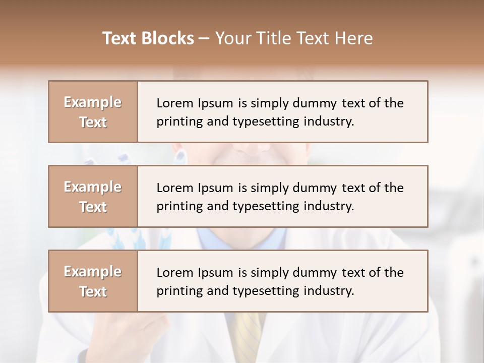 Health Brush Occupation PowerPoint Template