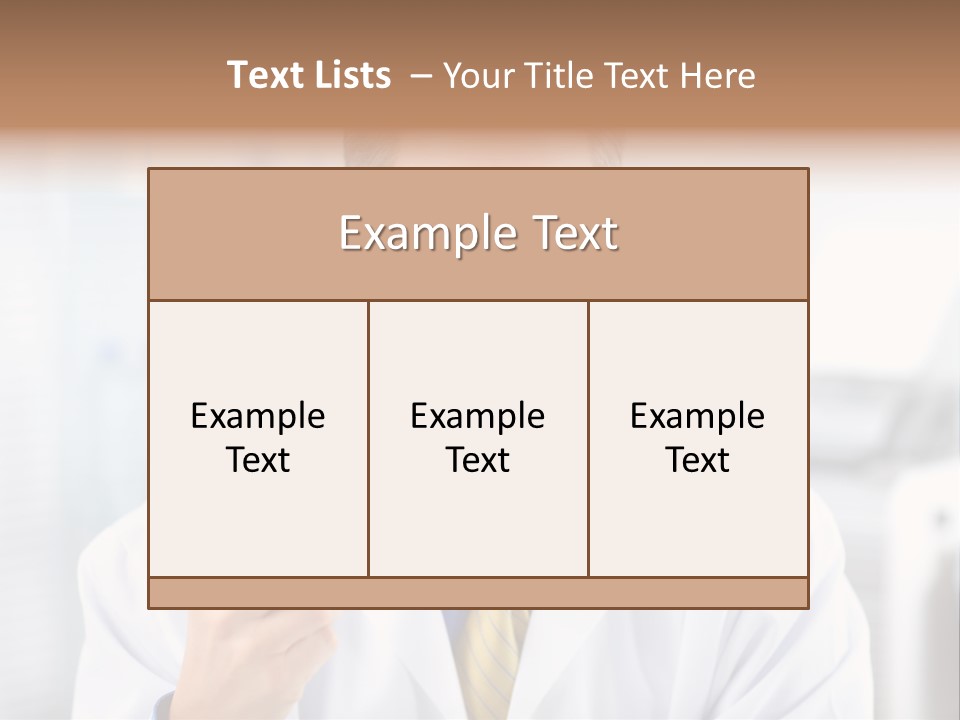 Health Brush Occupation PowerPoint Template