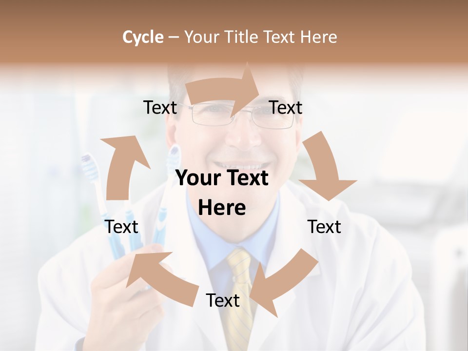 Health Brush Occupation PowerPoint Template