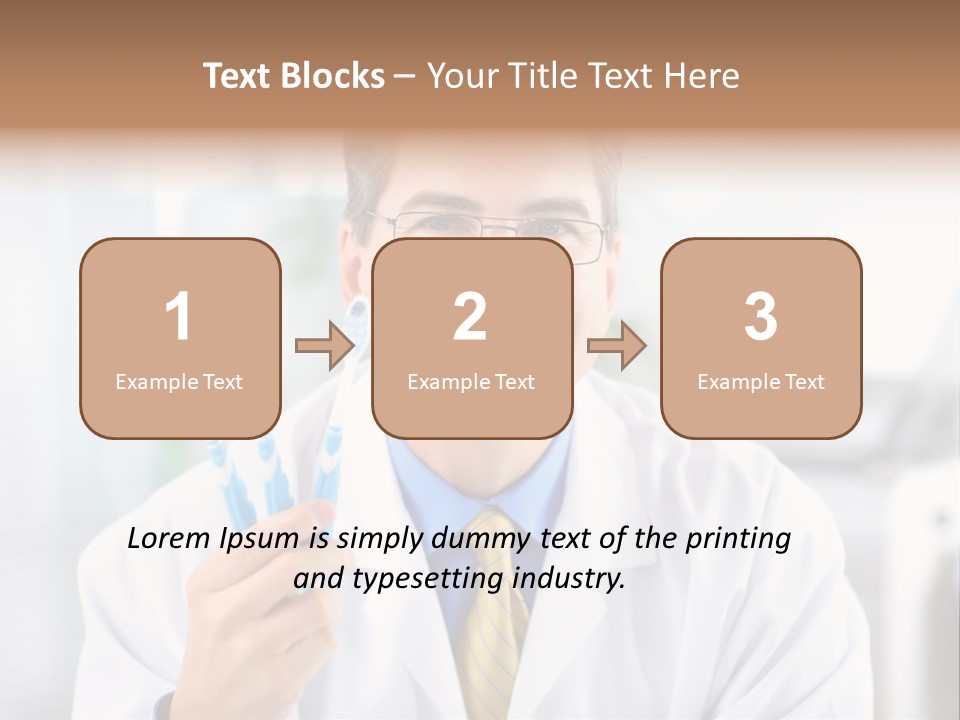 Health Brush Occupation PowerPoint Template