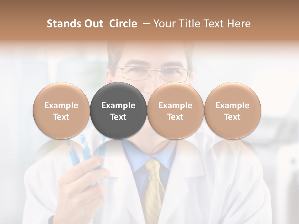 Health Brush Occupation PowerPoint Template