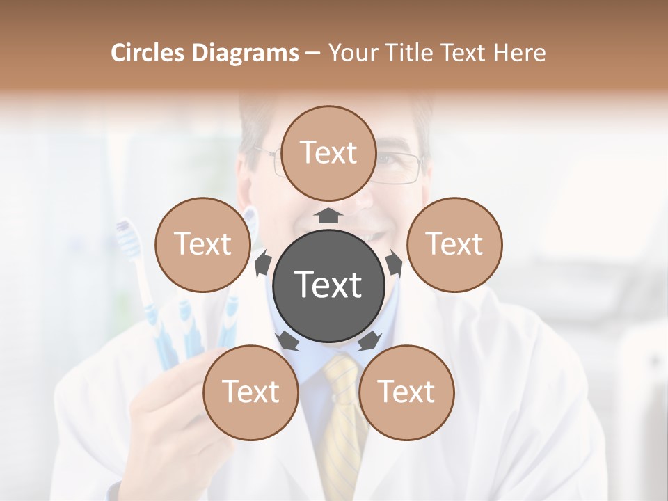 Health Brush Occupation PowerPoint Template