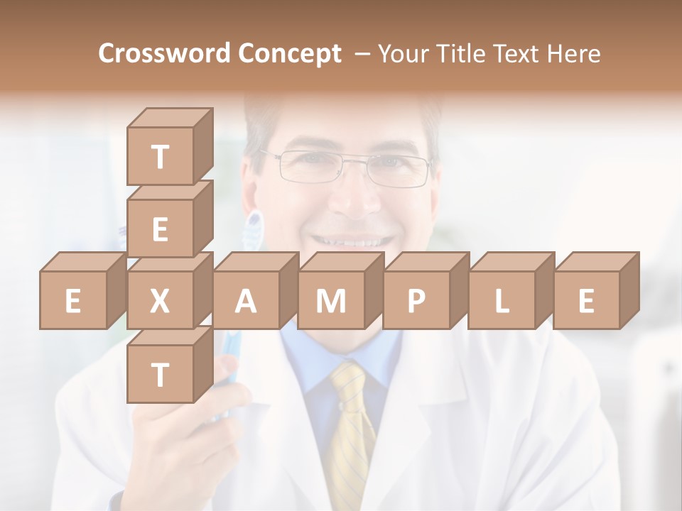 Health Brush Occupation PowerPoint Template