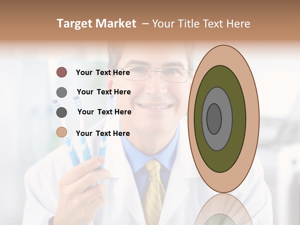 Health Brush Occupation PowerPoint Template