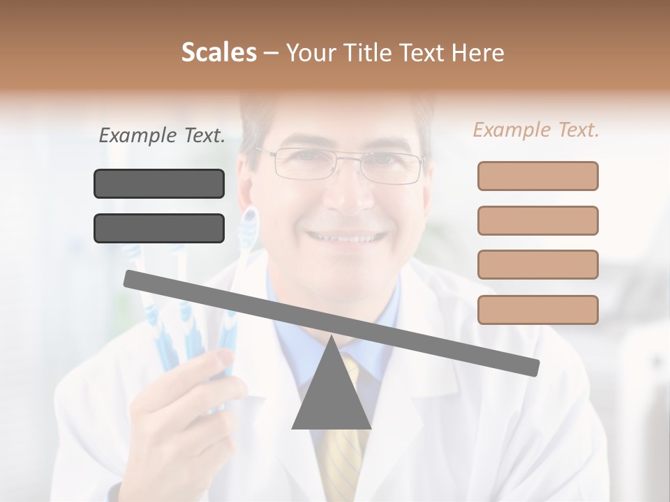 Health Brush Occupation PowerPoint Template