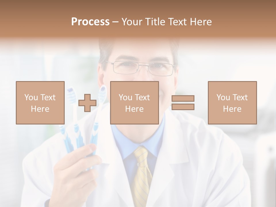 Health Brush Occupation PowerPoint Template