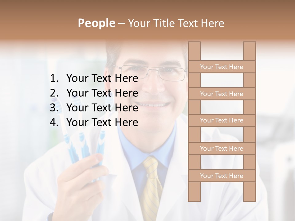 Health Brush Occupation PowerPoint Template