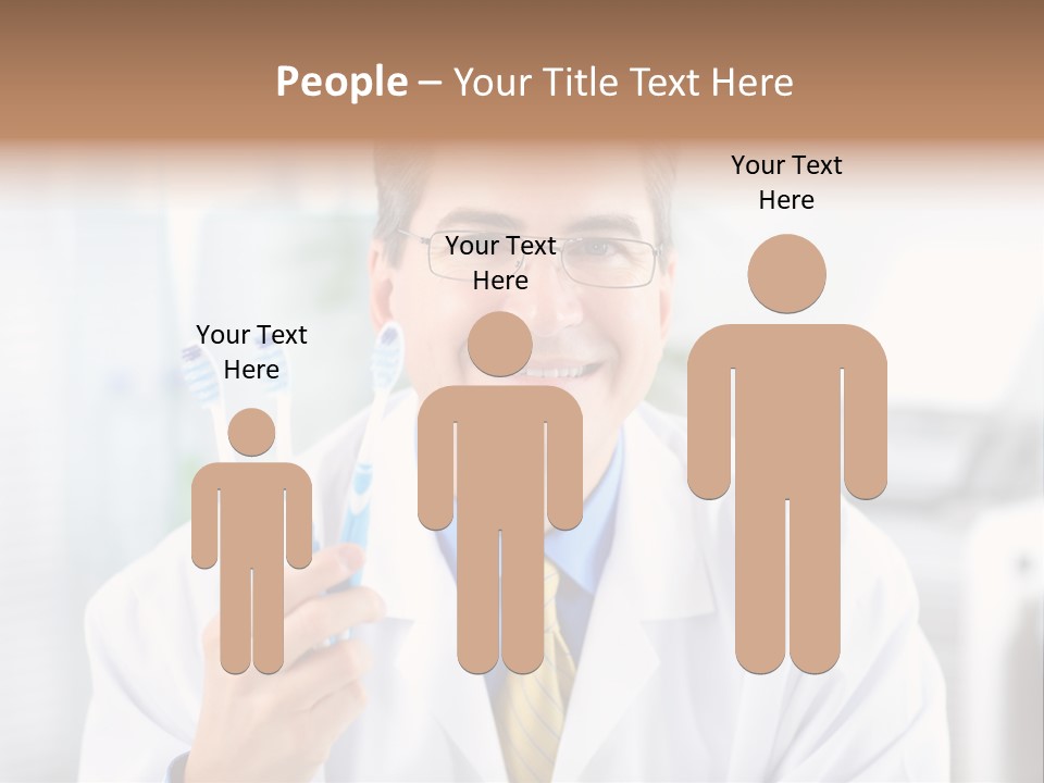 Health Brush Occupation PowerPoint Template