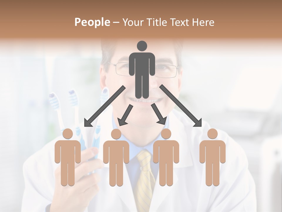 Health Brush Occupation PowerPoint Template