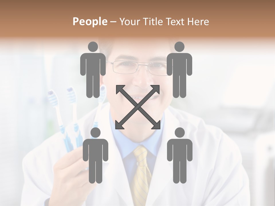 Health Brush Occupation PowerPoint Template