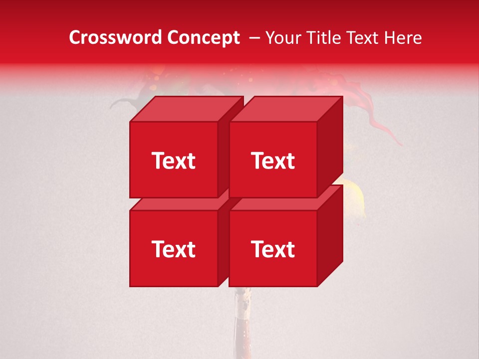 Stain Paint Artistic PowerPoint Template