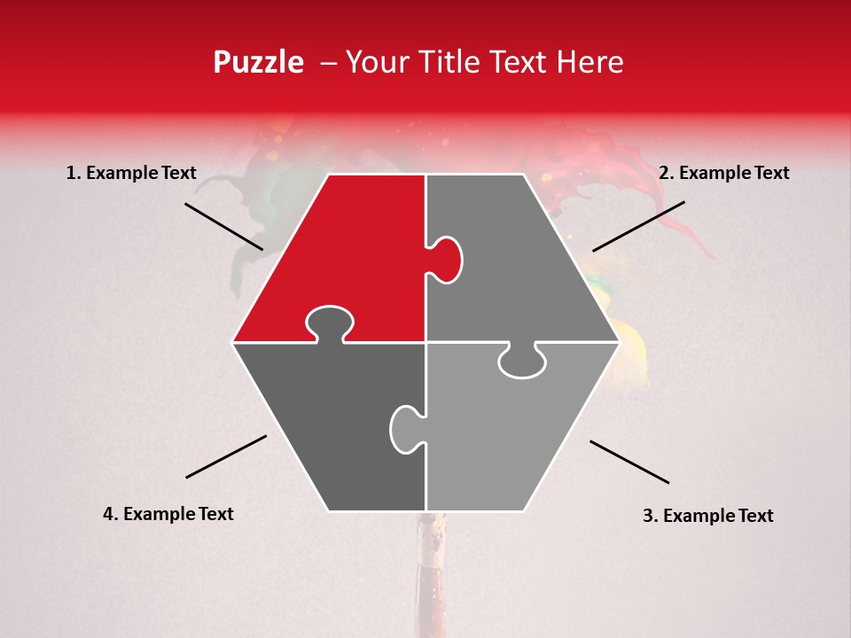 Stain Paint Artistic PowerPoint Template