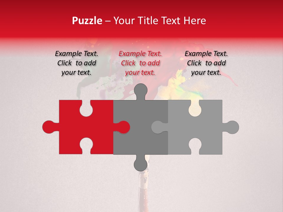 Stain Paint Artistic PowerPoint Template