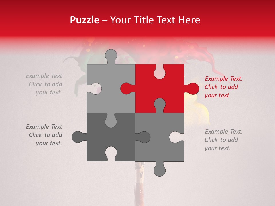 Stain Paint Artistic PowerPoint Template