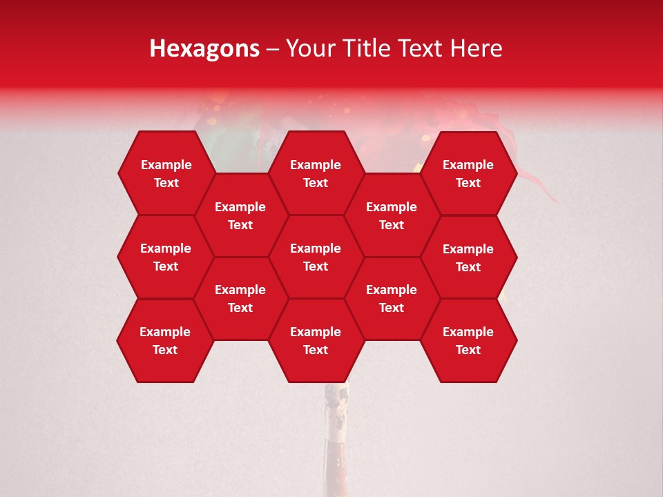 Stain Paint Artistic PowerPoint Template