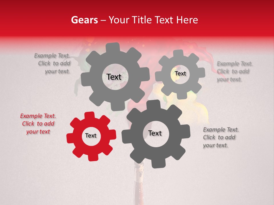 Stain Paint Artistic PowerPoint Template